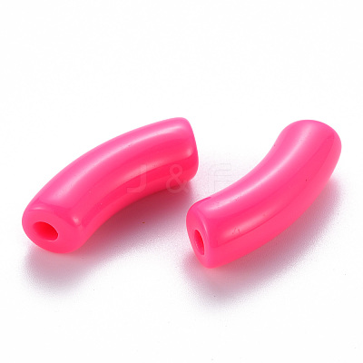 Opaque Acrylic Beads MACR-S372-001B-S005-1
