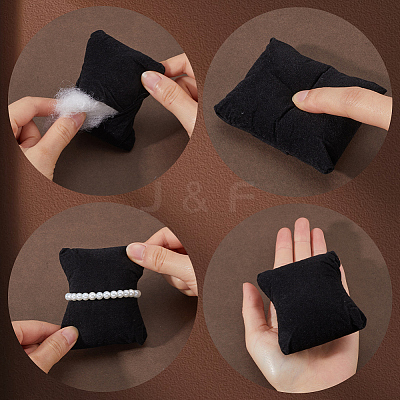 8Pcs Lint Bracelet/Watch Pillow Jewelry Displays BDIS-BBC0001-02B-1