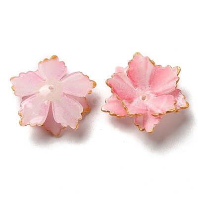 Gloden Edge Flower Bead Cap SACR-C002-37-1