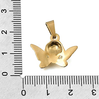 304 Stainless Steel Pendants STAS-G400-03G-01-1