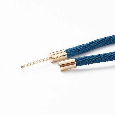 Braided Nylon Cord Bracelet Making MAK-A017-D01-05G-1