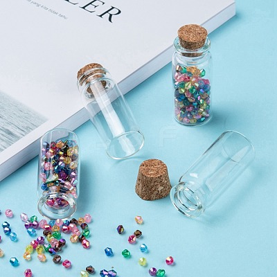 Glass Jar Bead Containers X-CON-Q004-1