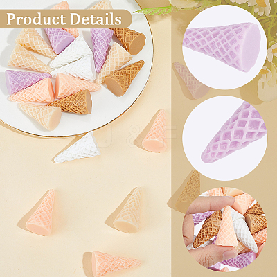 30Pcs Resin Decoden Cabochons CRES-SC0003-32A-1