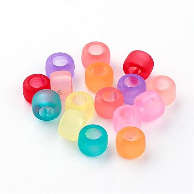 Transparent European Acrylic Beads FACR-S047-M-1