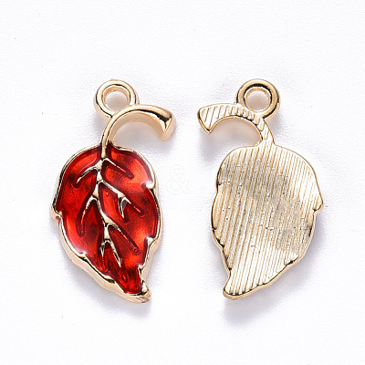 Alloy Enamel Pendants X-ENAM-S121-022C-1