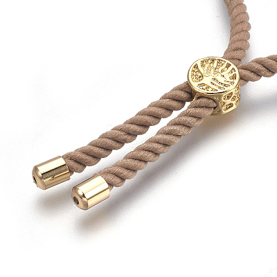 Cotton Cord Bracelet Making KK-F758-03C-G-1