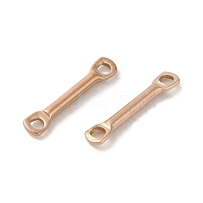 Ion Plating(IP) 304 Stainless Steel Connector Charms STAS-Q323-06A-RG-1