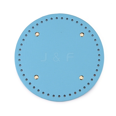 PU Leather Flat Round Bag Bottom FIND-PH0016-001C-1