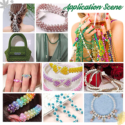 1070pcs 6 Style Imitation Pearl Acrylic Beads OACR-PH0004-19-1