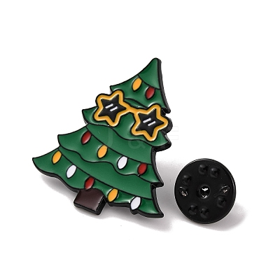 Christmas Tree Enamel Pins JEWB-M043-03B-1