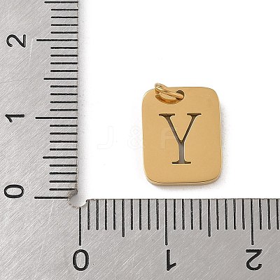 304 Stainless Steel Charms STAS-R001-01G-Y-1