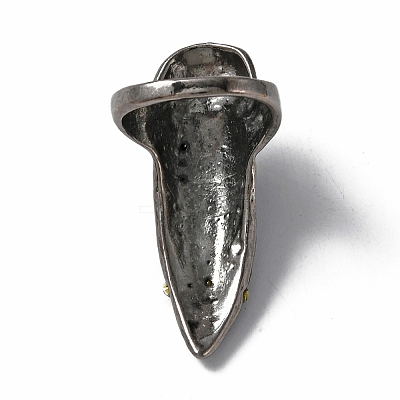 Alloy Women Finger Nail Rings LS-MRMJ-WH0077-028C-B-1