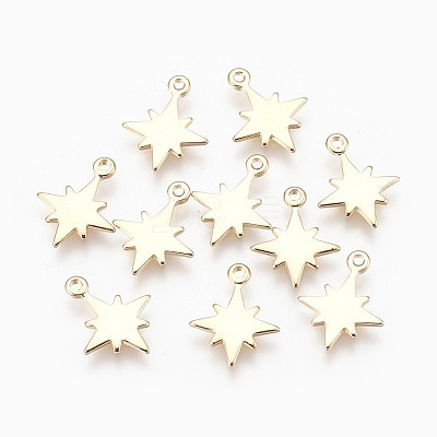 Brass Charms X-KK-T029-17G-1