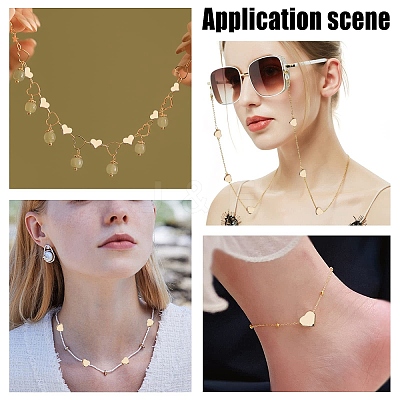 90Pcs 3 Style Brass Beads KK-PH0004-83-1
