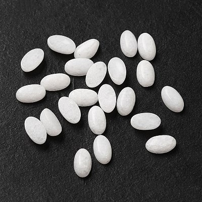 Natural White Jade Cabochons G-F772-01A-08-1