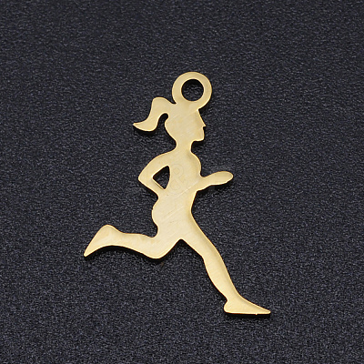 201 Stainless Steel Laser Cut Pendants STAS-S105-T892-2-1