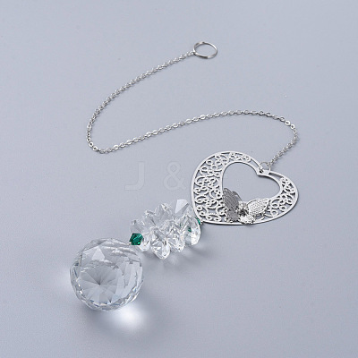 Crystals Chandelier Suncatchers Prisms AJEW-G025-E07-1