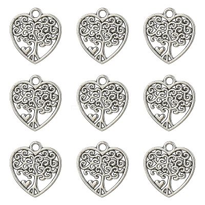 Tibetan Style Alloy Pendants TIBEP-YW0001-67-1