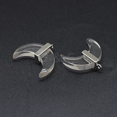 Natural Quartz Crystal Pendants G-F584-I01-S-1