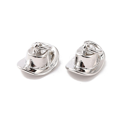 Rack Plating Brass Charms ZIRC-C042-11P-1