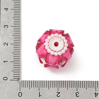 Transparent Acrylic Beads CLAY-NH0003-04S-05-1