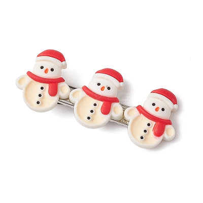 Christmas Theme Resin Alligator Hair Clips PHAR-JH00112-1