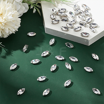 80Pcs Sew on Rhinestone DIY-MA0005-55C-1