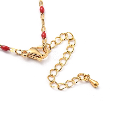 304 Stainless Steel Link Chain Necklaces NJEW-JN03084-06-1