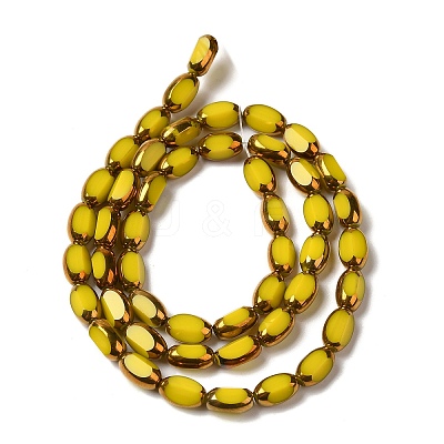 Electroplate Glass Beads Strands X-EGLA-P061-02A-06-1