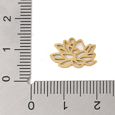304 Stainless Steel Pendants STAS-S139-06G-02-1
