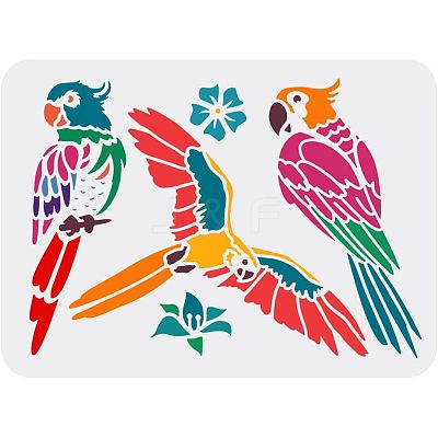 Large Plastic Reusable Drawing Painting Stencils Templates DIY-WH0202-198-1