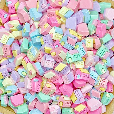 Cartoon Opaque Resin Cabochons RESI-C039-04F-1