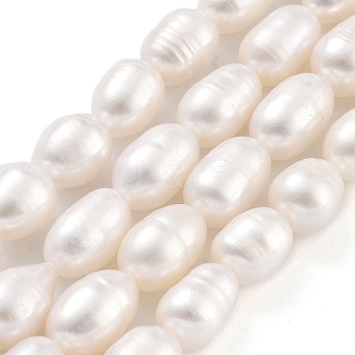 Natural Cultured Freshwater Pearl Beads Strands PEAR-P062-10C-1