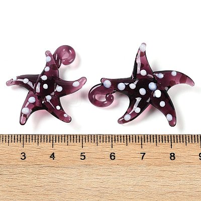 Handmade Lampwork Pendants LAMP-C015-02I-1