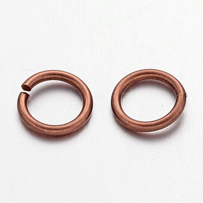 Brass Open Jump Rings Y-JRC7MM-R-1
