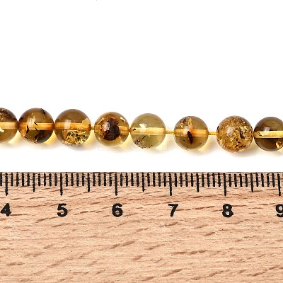Natural Amber Beads Strands G-K376-H03-01-1