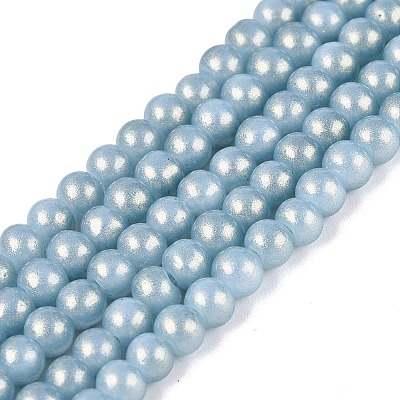 Baking Paint Glass Pearl Beads Strands DGLA-ZX001-05B-16-1