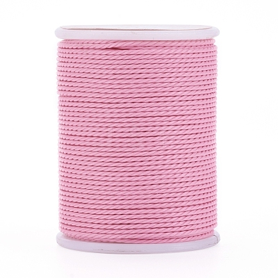 Round Waxed Polyester Cord YC-G006-01-1.0mm-05-1
