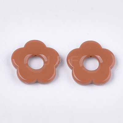 Opaque Acrylic Pendants X-OACR-T011-55-1