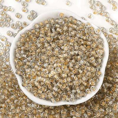 Transparent Inside Colours Glass Seed Beads X1-SEED-A032-04V-1
