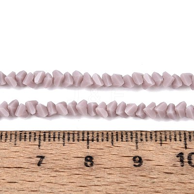 Opaque Glass Beads Strands GLAA-N019-3mm-11-1