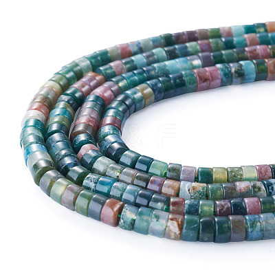 2 Strands Natural Indian Agate Beads Strands G-TA0003-21-1