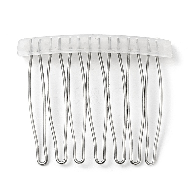 304 Stainless Steel & Plastic Hair Comb Findings MAK-K021-07A-P-1