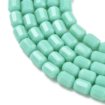 Opaque Glass Beads Strands GLAA-G112-04C-1