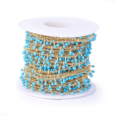 Handmade Enamel Beaded Chains CHC-P007-D01-1