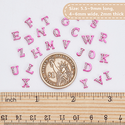 52Pcs 26 Styles Alloy Crystal Rhinestone Cabochons MRMJ-OC0004-01-1