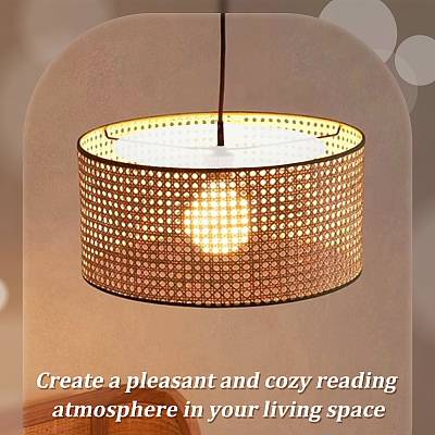 Flat Round PP Lamp Shade Diffuser FIND-WH0152-204-1