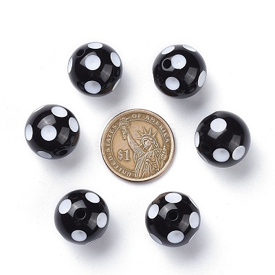 Chunky Bubblegum Acrylic Beads SACR-S146-20mm-09-1