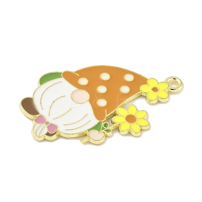 Bees Theme Alloy Enamel Pandants FIND-M083-06F-G-1