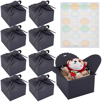 10Pcs Square Paper Storage Boxes CON-SP0001-31A-1